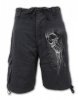 Bat Curse - Cargo Shorts Denim Spiral